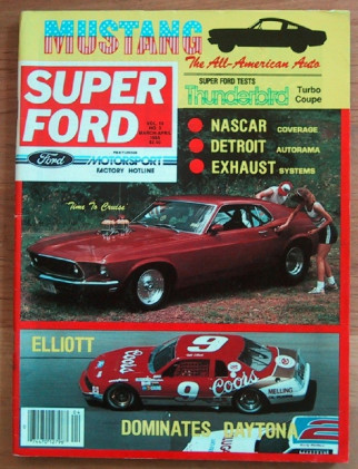 SUPER FORD 1985 MAR/APR - SALEEN,T-5,CALIFORNIA SPECIAL